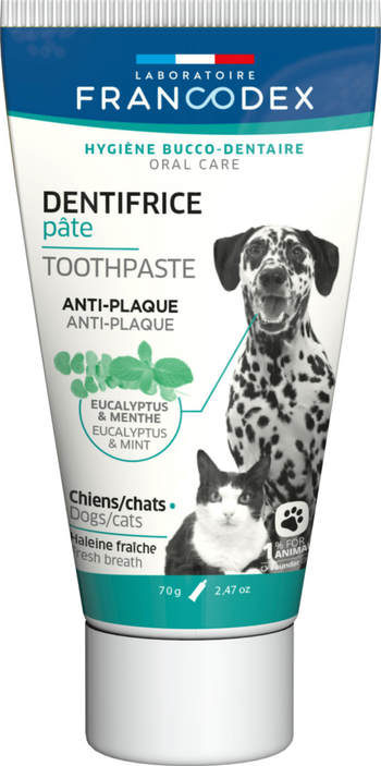 Visuel 1 du produit Francodex Dentifrice Anti-plaque Menthe - 70 gr