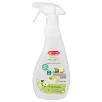 Visuel 1 du produit Beaphar Spray Anti-Odeurs aux Probiotiques Pomme – 500 ml