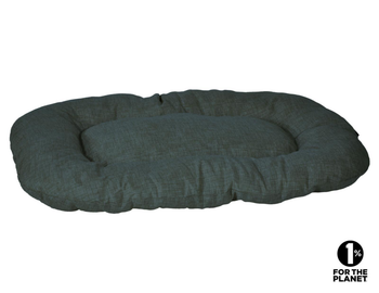 Visuel 1 du produit Vadigran Coussin ovale pour chien Adelle gris - 90 x 60 cm