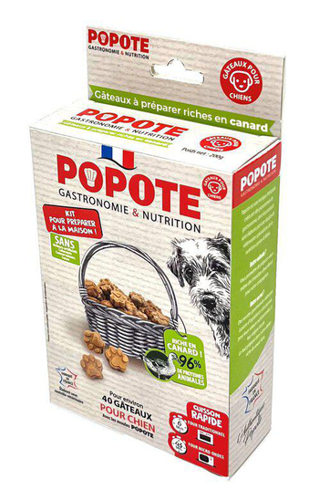 Visuel 1 du produit Popote Friandise Chien Kit de préparation Canard - 250 gr