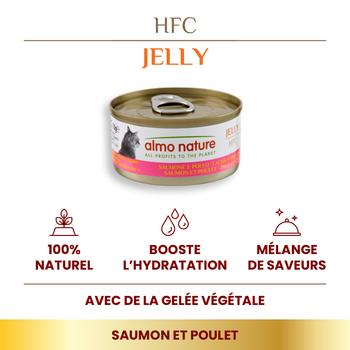 Visuel 2 du produit Boîte Chat – Almo Nature HFC Jelly Saumon et Poulet 70 gr