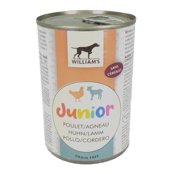 Visuel 1 du produit William's Aliments Humides Chien Poulet Et Agneau Junior - 400 g