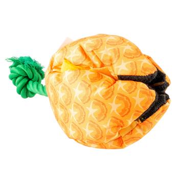 Visuel 2 du produit Duvoplus Jouet Chien Distributeur De Friandises Jaune Ananas - Taille 37 x 37 x 26 cm
