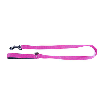 Visuel 1 du produit Laisse en nylon rose pour chien - 2,5x120 cm
