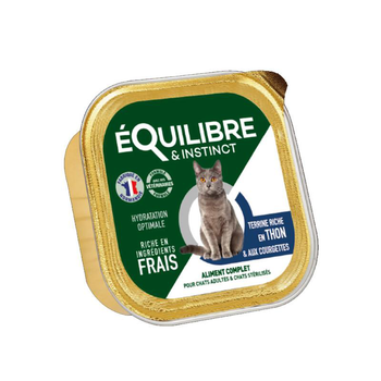 Visuel 1 du produit Équilibre & Instinct Barquette Chat Stérilisé Thon - 85 gr