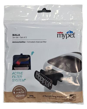 Visuel 1 du produit Mypet Filtres à charbon Maison de toilette Biala Chat - x 3