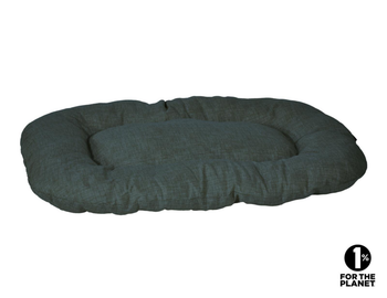 Visuel 1 du produit Vadigran Coussin ovale pour chien Adelle gris - 80 x 57 cm