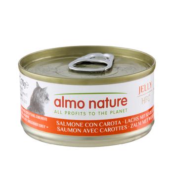 Visuel 1 du produit Boîte Chat – Almo Nature HFC Jelly Saumon avec Carotte 70 gr