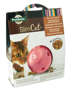 Visuel 1 du produit Balle distributrice Slimcat rose