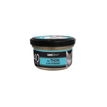 Visuel 1 du produit Hamiform Cuisinés pour chat Recette n°40 Thon/Homard - 80 gr