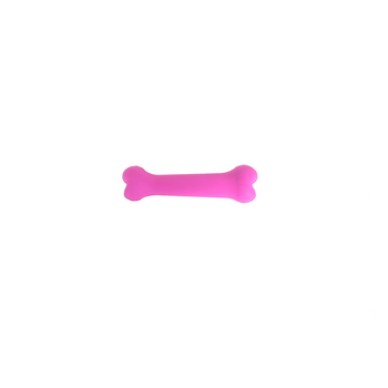Visuel 1 du produit Martin Sellier Jouet Chien Os Rubb'N'Puppies Rose - 14,5 cm