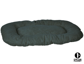 Visuel 1 du produit Vadigran Coussin ovale pour chien Adelle gris - 100 x 65 cm