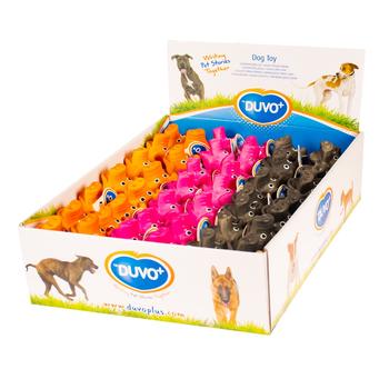 Visuel 2 du produit Duvoplus Jouet Chien Porc-Epic Latex Multicolore - Taille 10 cm