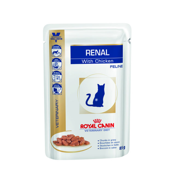 Visuel 1 du produit Royal Canin Aliments Humides Chat Renal Poulet - Sachets 12 x 85 g