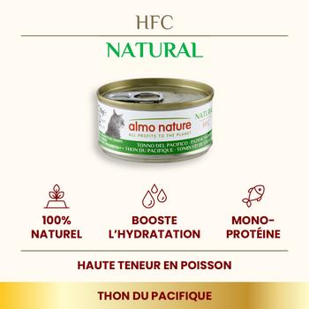Visuel 2 du produit Boîte Chat – Almo Nature HFC Natural Thon du Pacifique 70 gr