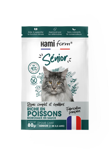 Visuel 1 du produit Hamiform Repas complet pour chat Sénior Poisson - 85 gr