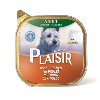 Visuel 1 du produit Plaisir Pâtée Chien Terrine Poulet - 150 gr