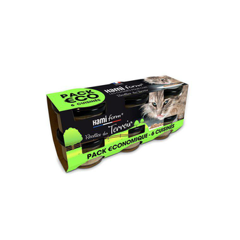 Visuel 1 du produit Hamiform Cuisinés pour chat Recettes du terroir – 6x85 gr