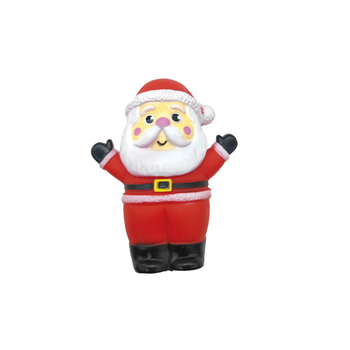 Visuel 1 du produit Bubimex Jouet Chien Père Noël Vinyle Rouge - 12 cm