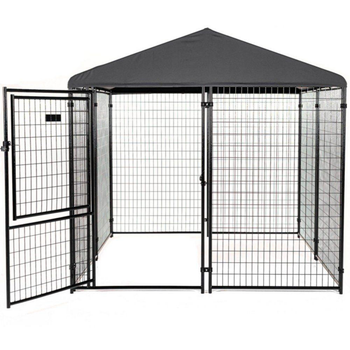 Visuel 1 du produit Lucky Dog Chenil Chien avec toit et porte Executive - 240 x 240 x 228 cm