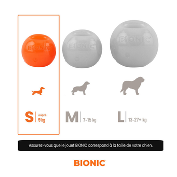Visuel 2 du produit Bionic Jouet Chien Balle Orange S - Ø 6 cm