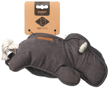 Visuel 1 du produit Jouet Chien - D&D Laroy Peluche Emmy Gris - 34 x 14 x 12 cm