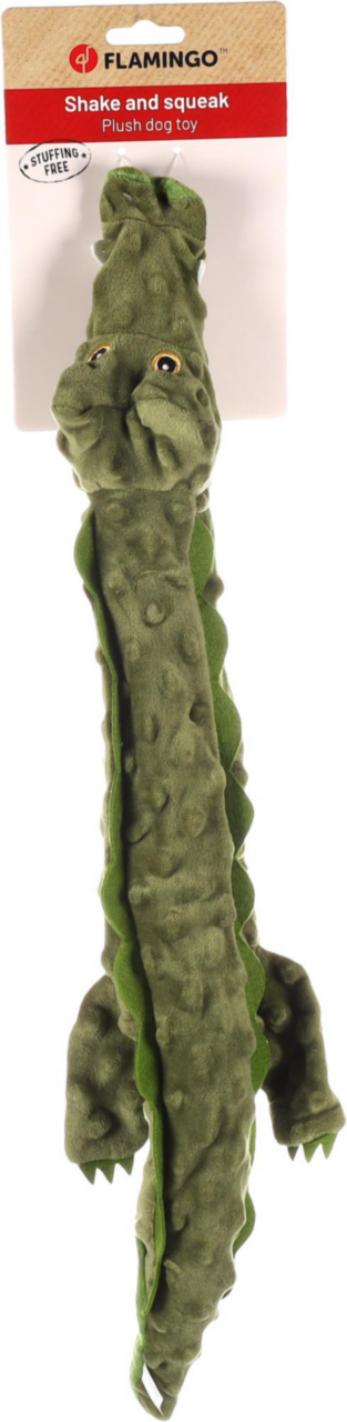 Visuel 2 du produit Flamingo Jouet Chien Crocodile Ruben Vert - 20 x 60 x 6,5 cm