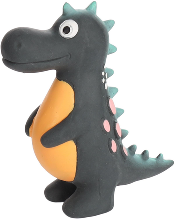 Visuel 1 du produit Flamingo Jouet Chien Dinosaure noir S - 4,8 x 9,2 x 11,8 cm
