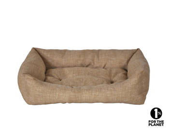 Visuel 1 du produit Vadigran Panier carré pour chien Adelle beige - 45 x 60 x 16 cm