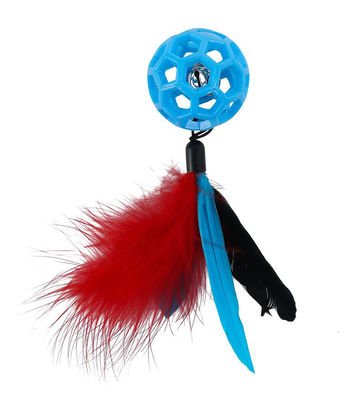 Visuel 1 du produit Wouapy Jouet Chat Balle avec queue en perles Bleu