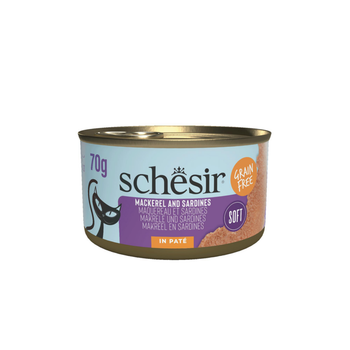 Visuel 1 du produit Schesir Aliments Humides Chat Maquereaux Et Sardines Pâtée Grill - 70 g