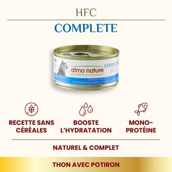 Visuel 2 du produit Boîte Chat – Almo Nature HFC Complete - Thon avec Potiron 70 gr