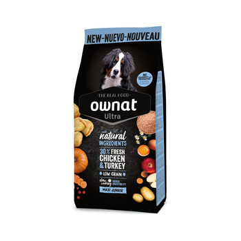 Visuel 1 du produit Ownat Croquettes Chiot Ultra Maxi Junior - 12 kg