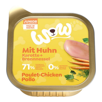 Visuel 1 du produit Wow Aliments Humides Chiot Poulet Junior - 150 g
