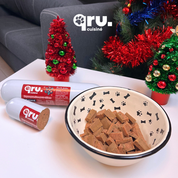 Visuel 2 du produit Qru BARF Cuisiné De Noël Canard - 400 g