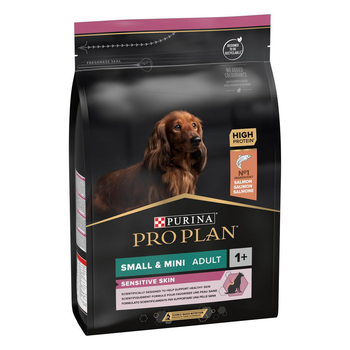 Visuel 1 du produit Croquettes Chien – Pro Plan Small & Mini Adult Sensitive Skin Saumon - 3 kg