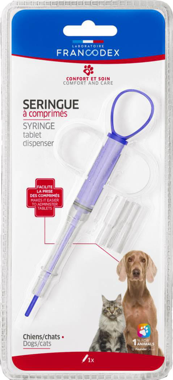 Visuel 1 du produit Francodex Seringue à comprimés Chien et Chat