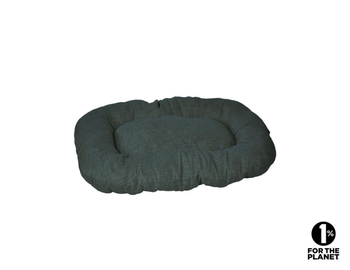 Visuel 1 du produit Vadigran Coussin ovale pour chien Adelle gris - 45 x 30 cm