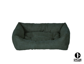 Visuel 1 du produit Vadigran Panier carré pour chien Adelle gris - 45 x 60 x 16 cm
