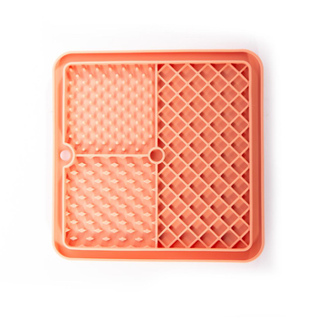 Visuel 1 du produit Martin Sellier Tapis à lécher Trio Rose - 20 cm