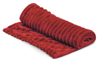 Visuel 1 du produit Croci Plaid Rouge - 100 x 70 cm