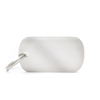 Visuel 1 du produit My Family Médaille Chien Basic Militaire Gris - 40 x 22 x 2 mm