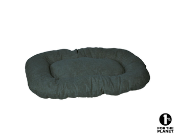 Visuel 1 du produit Vadigran Coussin ovale pour chien Adelle gris - 50 x 35 cm
