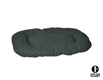 Visuel 1 du produit Vadigran Coussin ovale pour chien Adelle gris - 60 x 45 cm