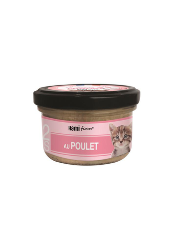 Visuel 1 du produit Hamiform Cuisinés pour chaton Recette n°20 Poulet - 80 gr