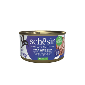 Visuel 1 du produit Schesir Aliments Humides Chat Bœuf Thon Gelée - 85 g
