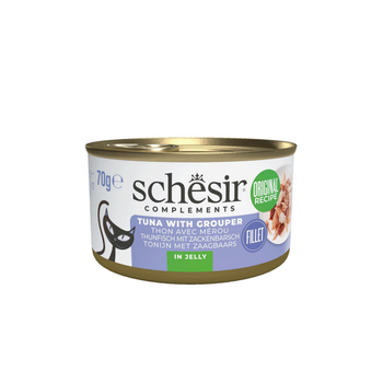 Visuel 1 du produit Schesir Aliments Humides Chat Thon Mérou Gelée - 70 g