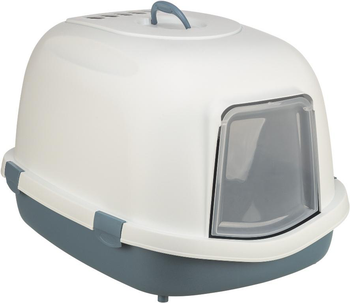 Visuel 1 du produit Hygiène Chat - Trixie Maison de toilette Primo XXL gris/blanc - 56 x 47 x 71 cm