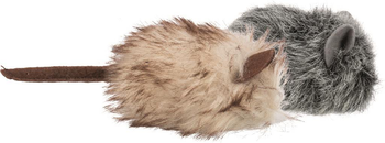 Visuel 1 du produit Trixie Jouet Chat Souris en peluche avec Herbe à chat - 9 cm (Livré aléatoirement parmi 2 coloris)