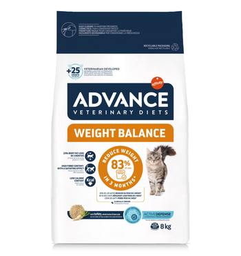 Visuel 1 du produit Advance Veterinary Diets Croquettes Chat Weight Balance - 8 kg